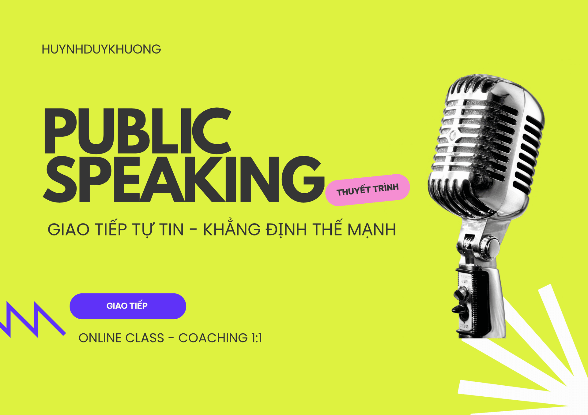 Kỹ năng Giao tiếp – Public Speaking