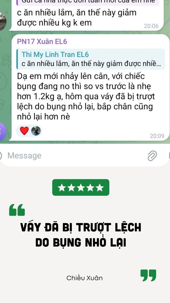 Hình ảnh và feedback từ chương trình 2