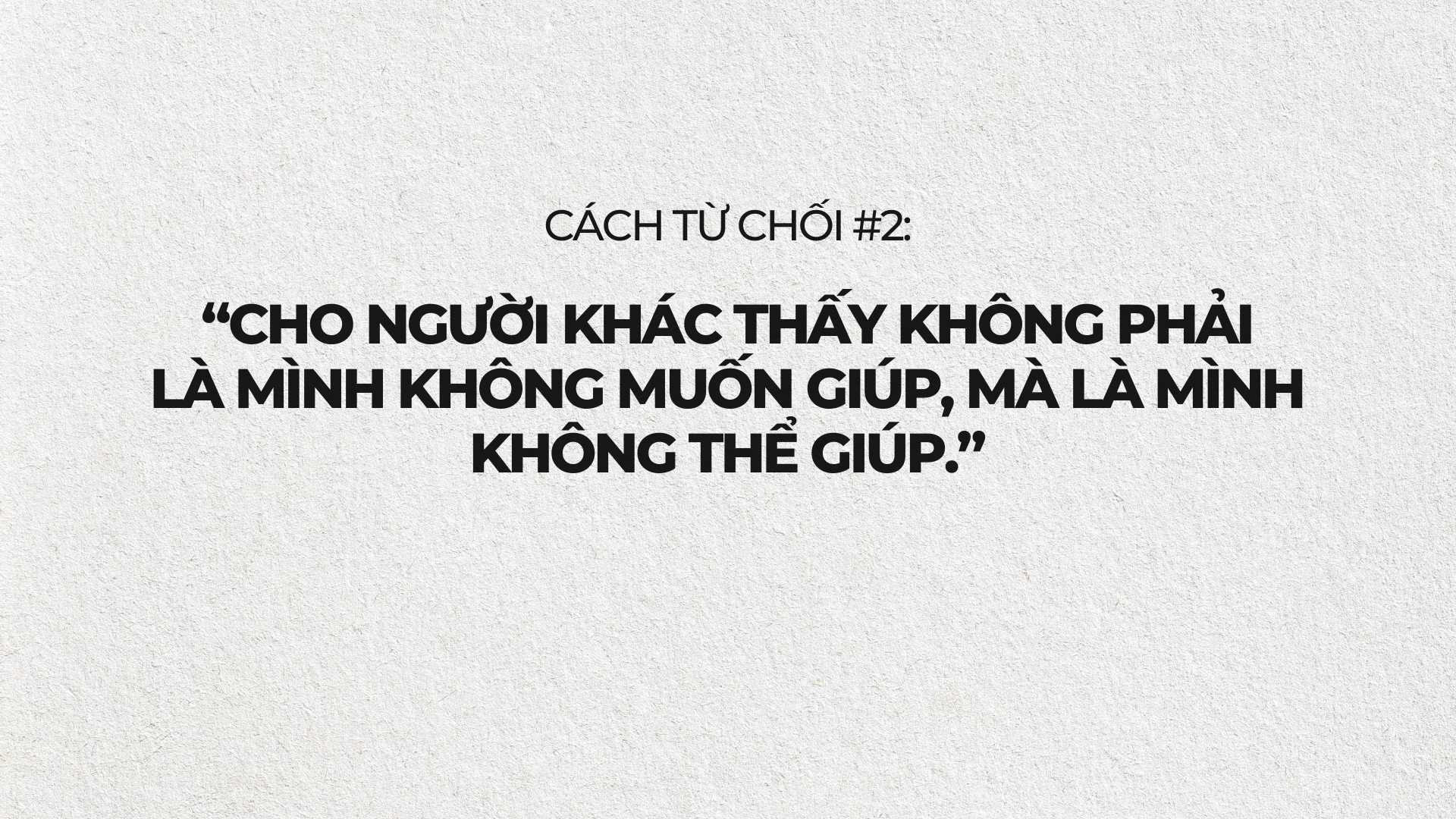 3 cách từ chối khéo léo không gây mích lòng người khác 2 21