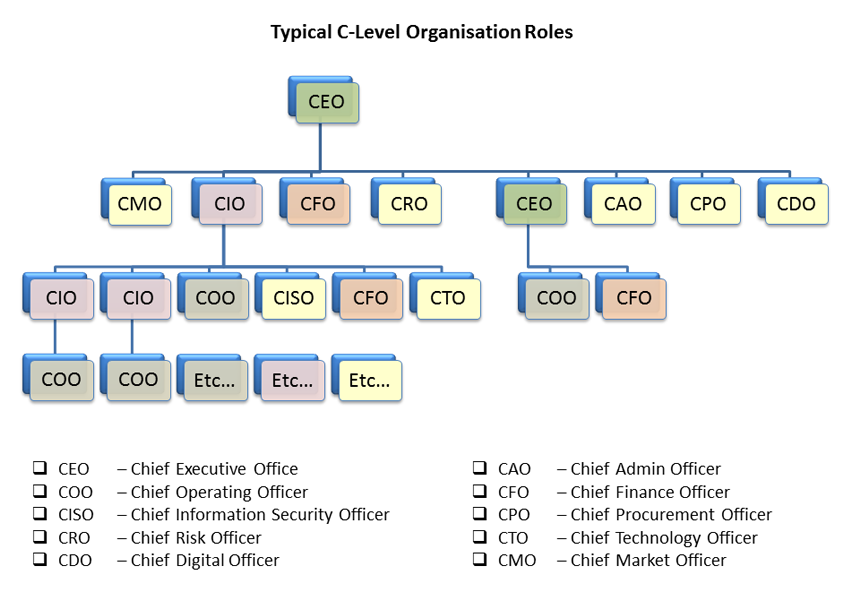 Quản lý lãnh đạo là gì? Định nghĩa đầy đủ từ A-Z 3 ceo cpo cfo chro cco cmo la gi