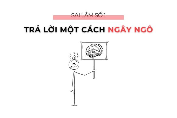 Trả lời một cách ngay ngô