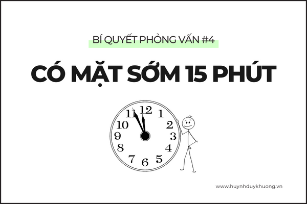 chuẩn bị trước khi phỏng vấn