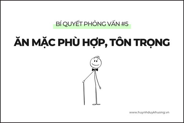 chuẩn bị trước khi phỏng vấn