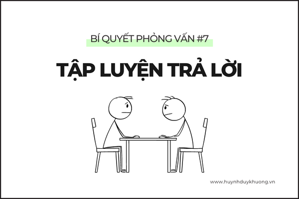 chuẩn bị trước khi phỏng vấn