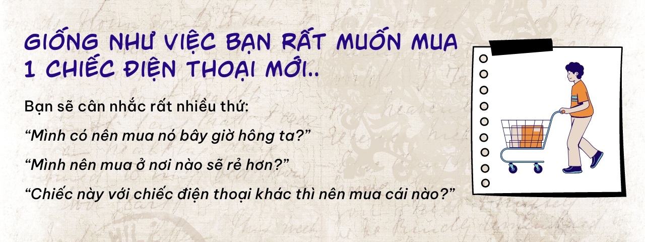 Giong nhu viec ban rat muon mua 1 chiec dien thoai moi